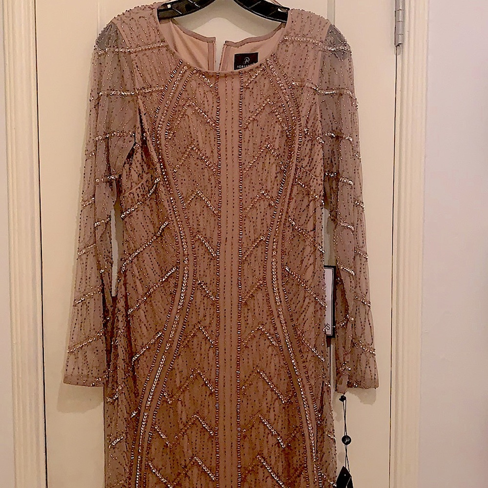 Adrianna Papell beaded short dress
